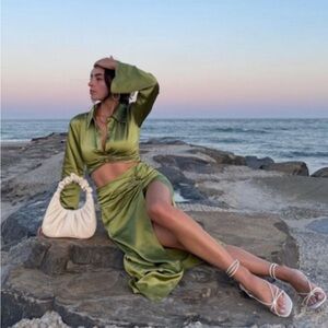 Revolve Green Matching Set